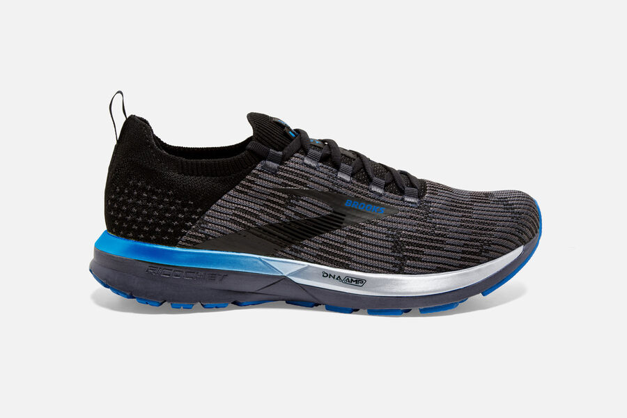 Zapatillas Running Brooks Ricochet 2 Mujer Negras/Gris/Azules España YQLK79132
